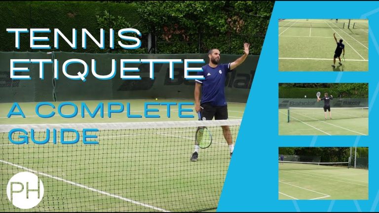 Tennis Etiquette: The Ultimate Guide for Players