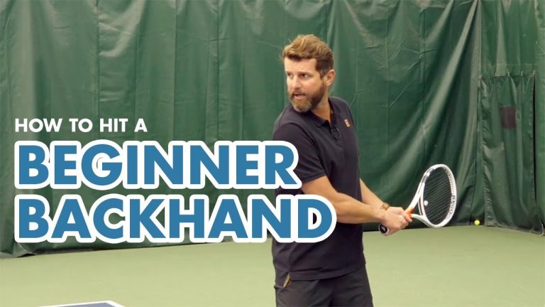 The Art of Mastering the Backhand Stroke in Tennis