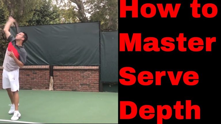 Mastering the Art of Powerful Tennis Serves: Adding Depth to Your Game