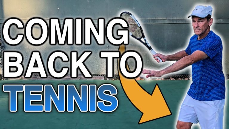 Back in the Game: Navigating the Tennis Court After an Injury