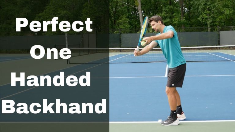 Mastering the One-Handed Backhand: Techniques for Flawless Execution
