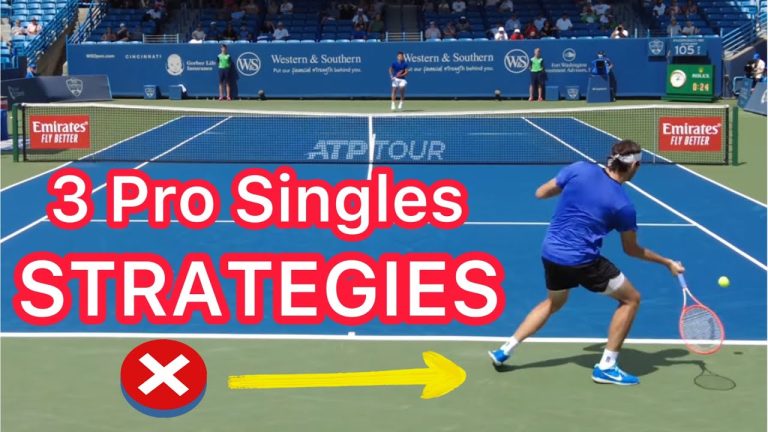 The Ultimate Singles Tennis Tactics: Strategies for Success