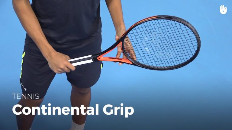 The Advantage of the Continental Grip: Mastering Tennis Technique