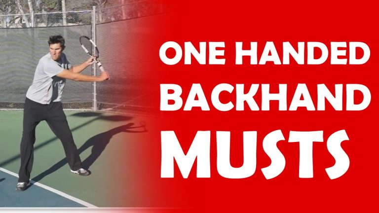 Mastering the Backhand Stroke: Essential Fundamentals Revealed