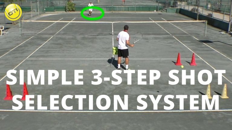 Mastering Tennis Shot Selection: A Guide to Winning Singles Matches