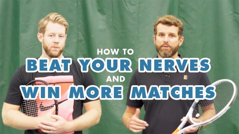 Nerve Management: Mastering Mental Game in Tennis Tournaments
