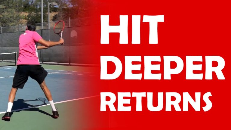 The Art of Hitting Deep Returns: Mastering Power and Precision