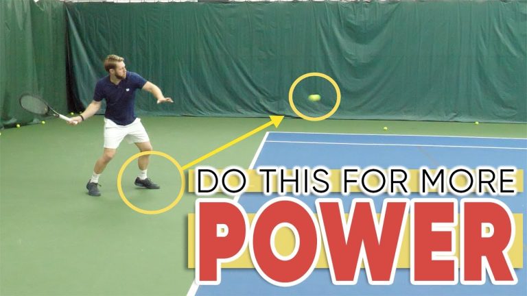 Unleashing Dominance: Mastering Powerful Groundstrokes in Tennis