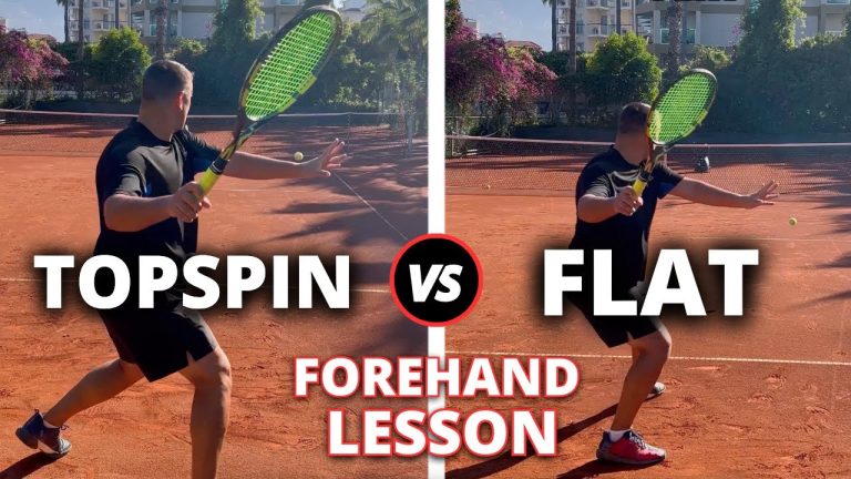 Topsin vs Flat Shot: Unraveling the Secrets of Tennis Technique