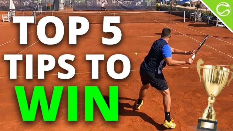 The Winning Formula: Unveiling the Keys to Tennis Tournament Success