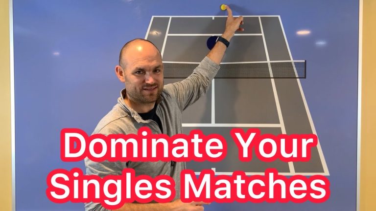 Mastering Tennis Match Tactics: Strategies for Singles Players