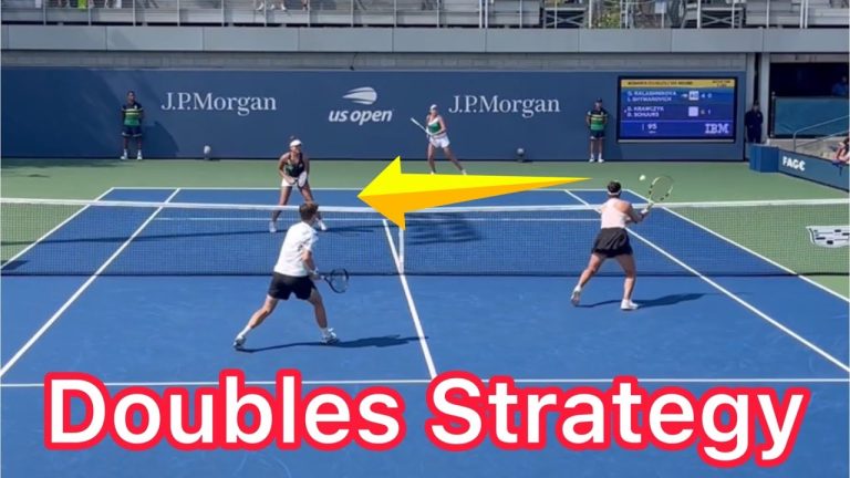 Mastering Doubles Tennis: Optimal Formation Strategies