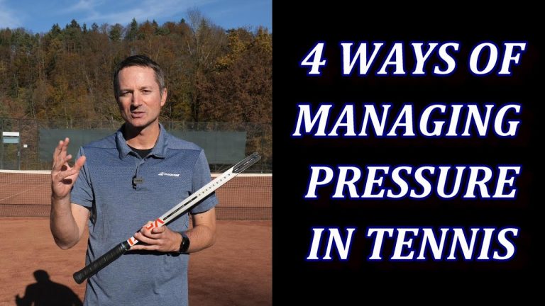 Mastering the Court: Effective Pressure Management in Tennis